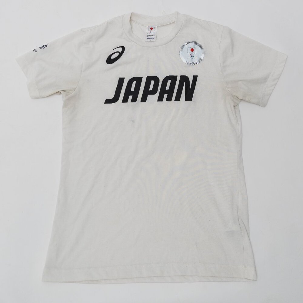 Tokyo 2020 Paralympic Team Japan T Shirt White Size L Asics Official Olympics